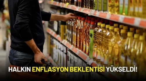 Merkez Bankası Açıkladı: Halkın Enflasyon Beklentisi Yükseldi!