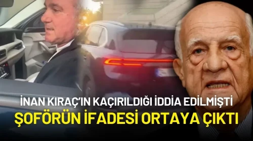 İnan Kıraç’ın Kaçırıldığı İddia Edilmişti: Şoförün İfadesi Ortaya Çıktı