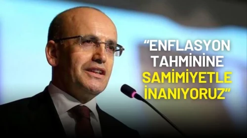 Bakan Şimşek: “Enflasyon Tahminine Samimiyetle İnanıyoruz”