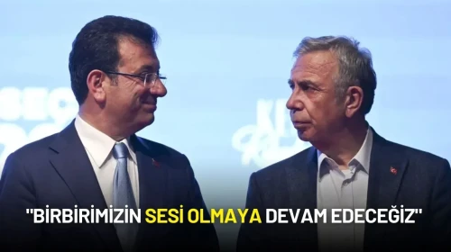 Mansur Yavaş’tan İmamoğlu’na Destek: "Birbirimizin Sesi Olmaya Devam Edeceğiz"