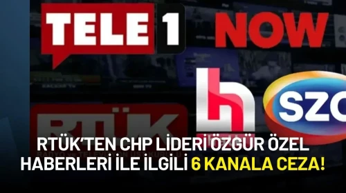 RTÜK’ten CHP Lideri Özgür Özel Haberleri ile ilgili 6 Kanala Ceza!