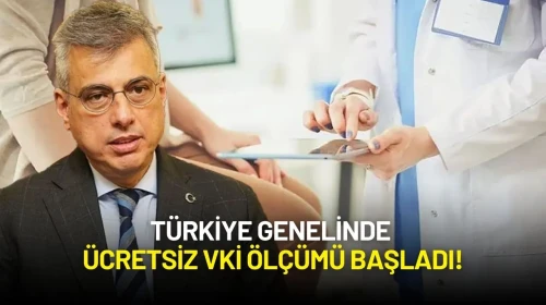 Türkiye Genelinde Ücretsiz VKİ Ölçümü Başladı! Bakan Memişoğlu’ndan Fazla Kilo Uyarısı