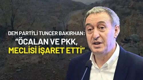 DEM Parti'den PKK’nın Fesih Kararına İlk Yorum: “Meclis Üzerine Düşeni Yapmalı”