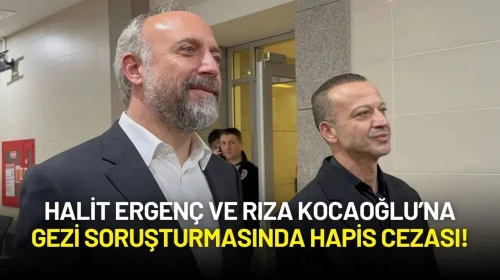 Halit Ergenç ve Rıza Kocaoğlu’na Gezi Soruşturmasında Hapis Cezası!