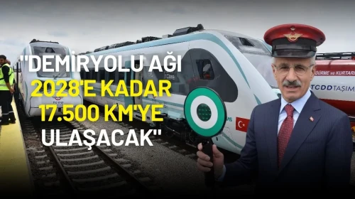 Bakan Uraloğlu: "Demiryolu Ağı 2028'e Kadar 17.500 Km'ye Ulaşacak"