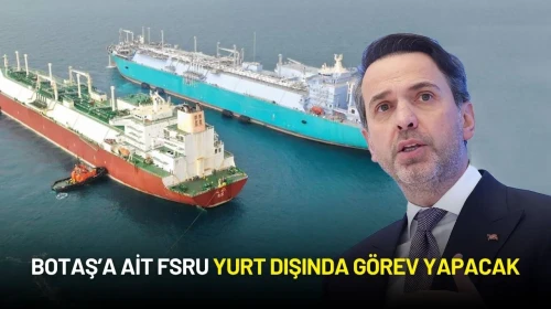 Türkiye’den Enerjide Bir İlk: BOTAŞ’a Ait FSRU Yurt Dışında Görev Yapacak