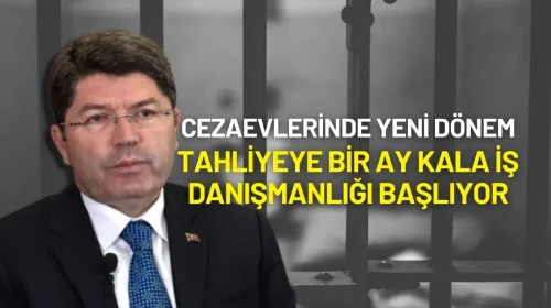 Cezaevlerinde Yeni Dönem: Tahliyeye Bir Ay Kala İş Danışmanlığı Başlıyor