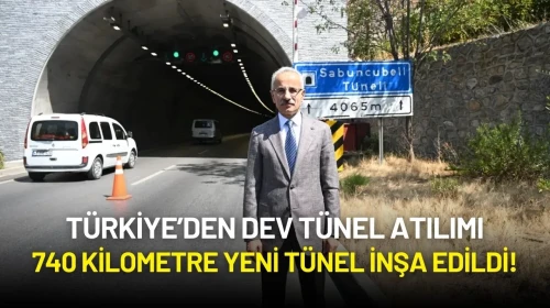 Türkiye’den Dev Tünel Atılımı: 740 Kilometre Yeni Tünel İnşa Edildi!