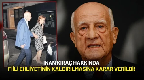 Mahkeme İnan Kıraç Hakkında Fiili Ehliyetinin Kaldırılmasına Karar Verdi!