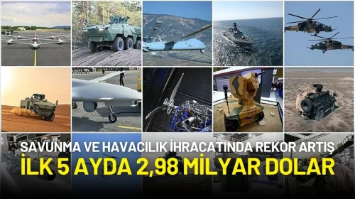 Savunma ve Havacılık İhracatında Rekor Artış: İlk 5 Ayda 2,98 Milyar Dolar