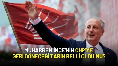 Muharrem İnce'nin CHP’ye Geri Döneceği Tarih Belli Oldu mu?