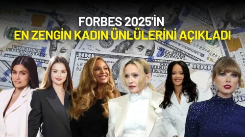 FORBES 2025'in En Zengin Kadın Ünlülerini Açıkladı