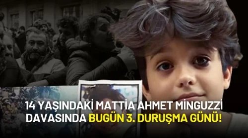 14 Yaşındaki Mattia Ahmet Minguzzi Davasında 3. Duruşma Günü! Adliyeye Binlerce Kişi Akın Etti