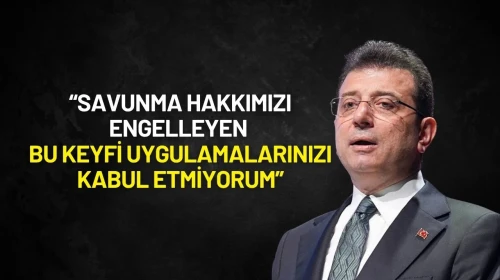 İmamoğlu Duruşmaya Katılmama Kararını Açıkladı: “Kendimizi Savunmamızdan Bile Korkuyorsunuz”