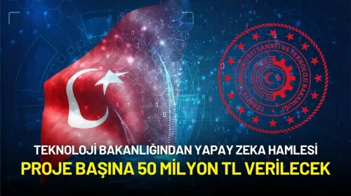 Türkiye'den Yapay Zeka Hamlesi: Proje Başına 50 Milyon TL Verilecek