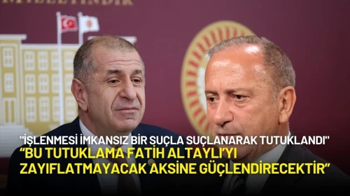 Ümit Özdağ'dan Fatih Altaylı'ya Destek: "İşlenmesi İmkansız Bir Suçla Suçlanarak Tutuklandı"