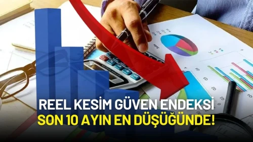 Reel Kesim Güven Endeksi Son 10 Ayın En Düşüğünde!
