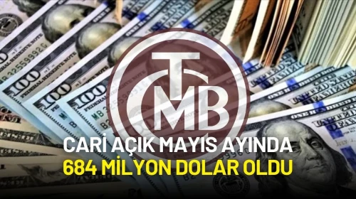 Cari Açık Mayıs Ayında 684 Milyon Dolar Oldu