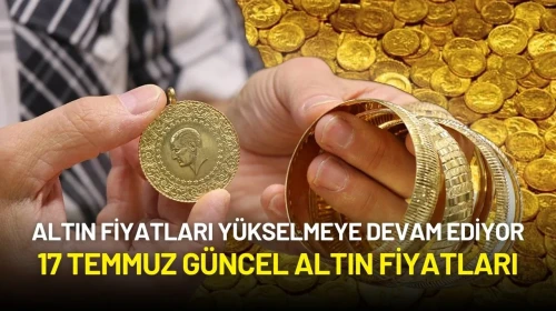 Altın Fiyatları Yükselmeye Devam Ediyor