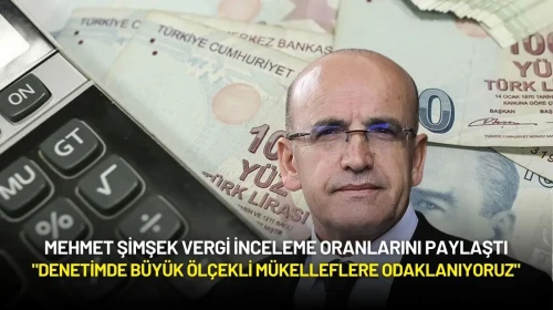 Hazine ve Maliye Bakanı Şimşek: "Denetimde Büyük Ölçekli Mükelleflere Odaklanıyoruz"