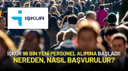 İŞKUR 96 Bin Yeni Personel Alımına Başladı! İşte Başvuru Detayları