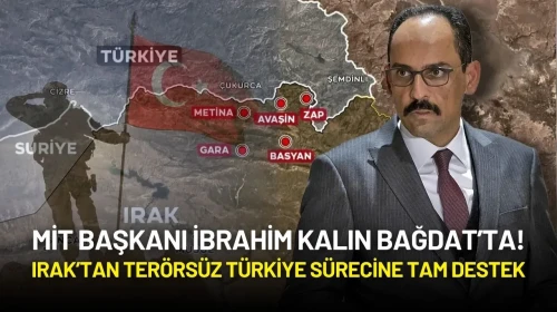 MİT Başkanı İbrahim Kalın Bağdat’ta! Irak’tan Terörsüz Türkiye Sürecine Tam Destek
