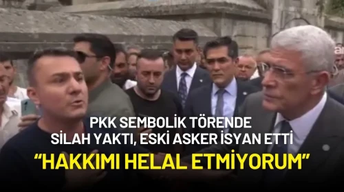 PKK Sembolik Törende Silah Yaktı, Eski Asker İsyan Etti: “Hakkımı Helal Etmiyorum”