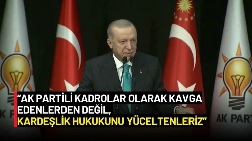 Cumhurbaşkanı Erdoğan, AK Parti’nin Genişletilmiş İl Başkanları Toplantısı’nda Konuşuyor