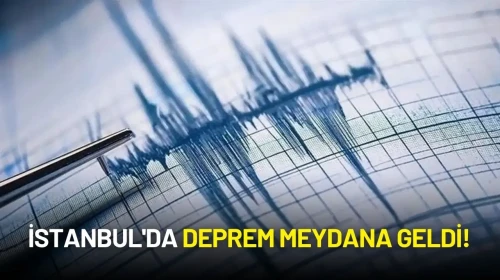 İstanbul'da Deprem Meydana Geldi