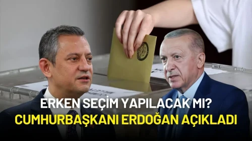 Erdoğan'dan Özgür Özel'in Erken Seçim Çağrısına Sert Yanıt
