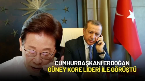 Cumhurbaşkanı Erdoğan'dan Güney Kore Lideri ile Görüştü