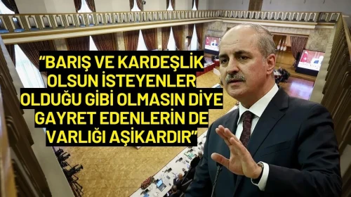 Komisyonun Dördüncü Toplantısında Numan Kurtulmuş'tan Önemli Açıklamalar