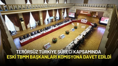 İmralı Süreci Kapsamında Eski TBMM Başkanları Komisyona Davet Edildi