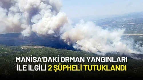 Manisa'daki Orman Yangınlarına Karışan 2 Şüpheli Tutuklandı