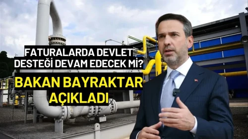 Bakan Alparslan Bayraktar’dan Enerji ve Fatura Desteği Açıklamaları
