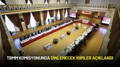 TBMM Komisyonunda Dinlenecek İsimler Açıklandı