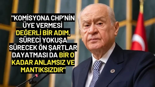 Bahçeli'den Terörsüz Türkiye Mesajı: "Sözde Milliyetçiler Terörsüz Türkiye'yi Yıpratıyor"