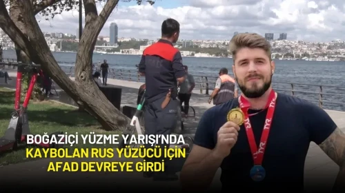 Boğaziçi Yüzme Yarışı’nda Kaybolan Rus Yüzücü İçin AFAD Devreye Girdi