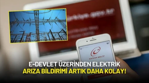 e-Devlet Üzerinden Elektrik Arıza Bildirimi Artık Daha Kolay!