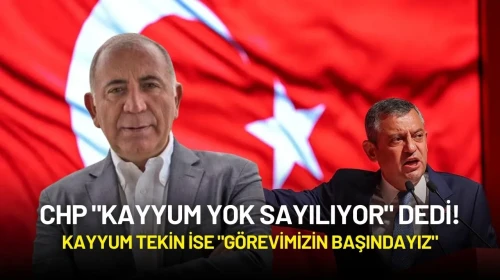 CHP "Kayyum Yok Sayılıyor" Dedi! Kayyum Tekin ise "Görevimizin Başındayız"