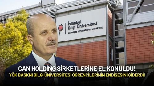 YÖK Başkanı Özvar'dan Can Holding Soruşturması Hakkında Bilgi Üniversitesi Açıklaması