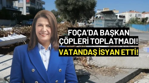 Foça’da Çöp Krizi: Başkan Çöpleri Toplamayacağını Açıkladı, Vatandaşlar İsyan Etti!
