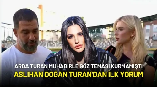 Arda Turan Muhabirle Göz Teması Kurmamıştı: Aslıhan Doğan Turan'dan İlk Yorum!
