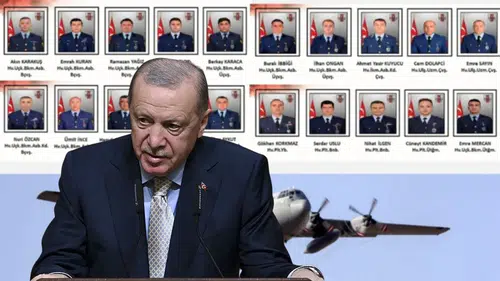 Erdoğan’dan Askeri Uçak Kazası Açıklaması: 19 Şehidin Naaşına Ulaşıldı!