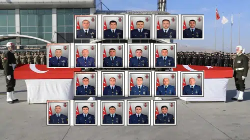 Düşen Askeri Uçakta Şehit Olan Askerlerimiz İçin İlk Tören Ankara'da Düzenlendi
