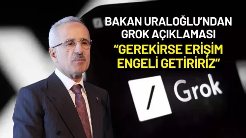 Bakan Uraloğlu’ndan Grok Açıklaması: “Gerekirse Erişim Engeli Getiririz”