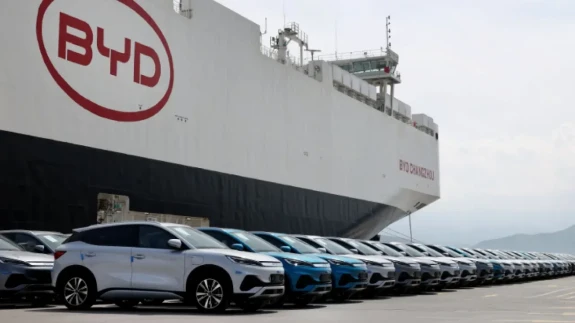 BYD’den Türkiye’ye Dev Gemi Çıkarması! 7 Bin Araç Geldi