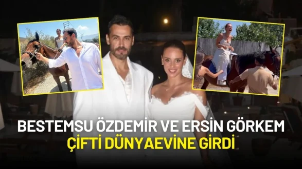 Bestemsu Özdemir ve Ersin Görkem Çifti Dünyaevine Girdi