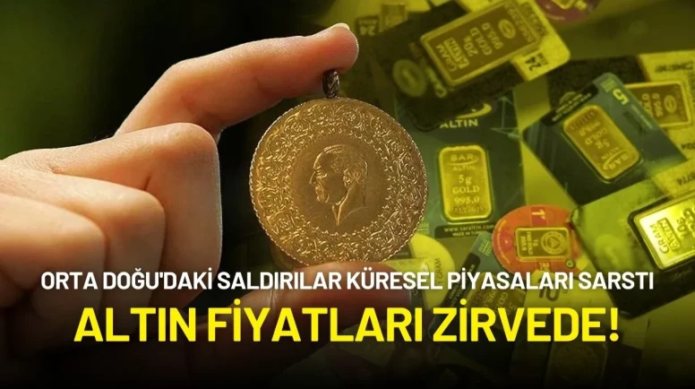 Orta Doğu'daki Saldırılar Küresel Piyasaları Sarstı: Altın Zirvede!
