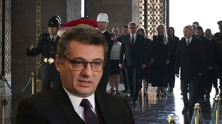 KKTC Cumhurbaşkanı Tufan Erhürman Ankara’da Anıtkabir’i Ziyaret Etti